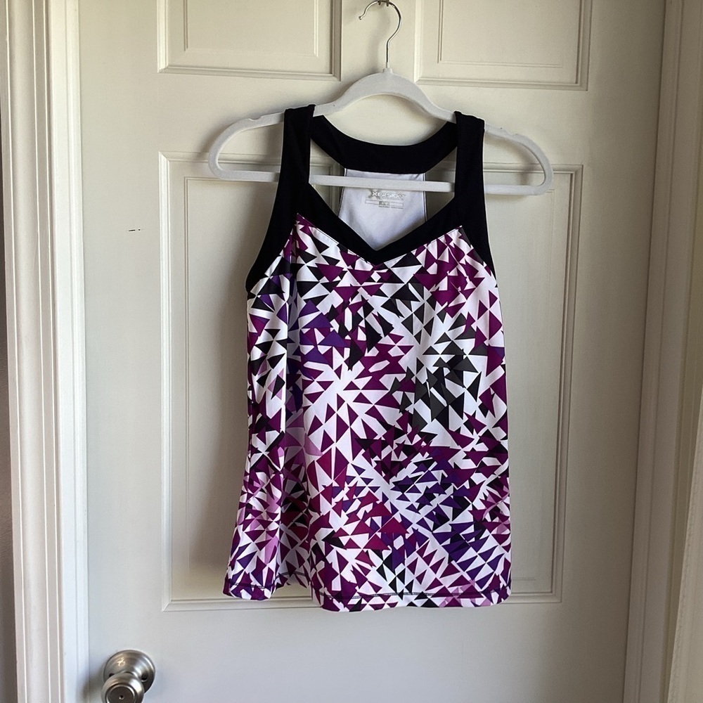 Xersion Performance Gear Women’s Multicolored Exercise Top.  Size L - Picture 2 of 6